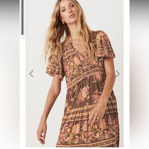 Meadowland Flutter Sleeve Dress